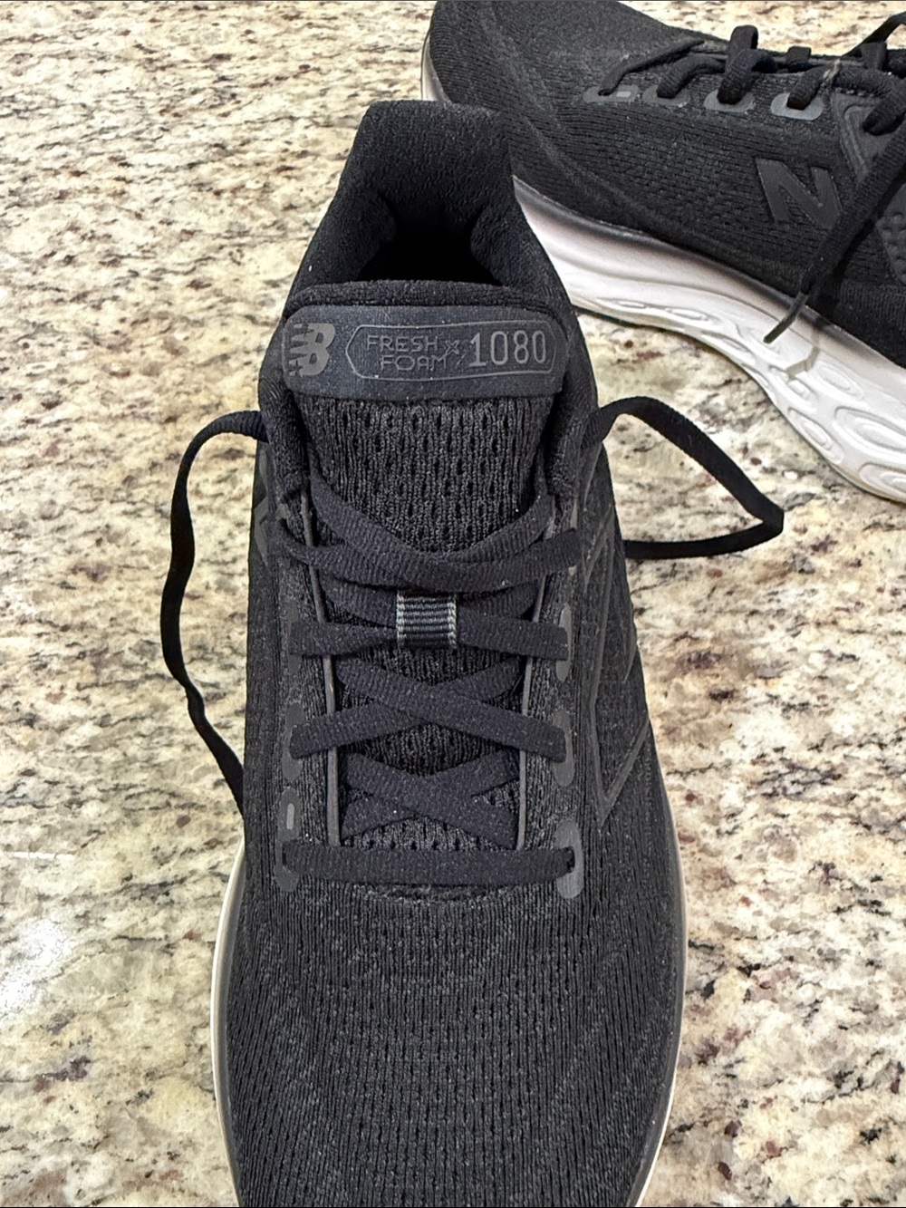 New Balance Fresh Foam X 1080 v13 Womens 7.5 Black Running Walking Shoes Comfort - Picture 8 of 10